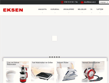 Tablet Screenshot of eksen.com.tr